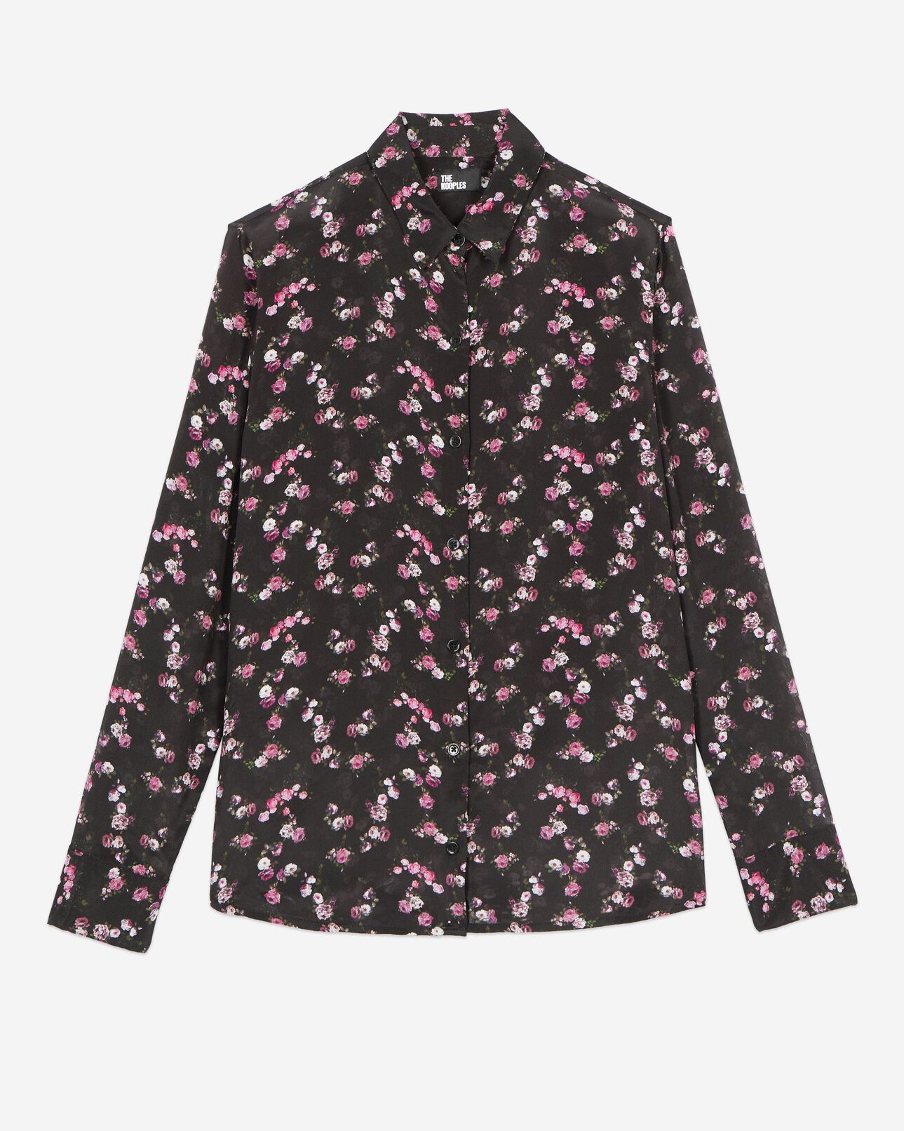 The Kooples FEMME BLACK chemise imprimé fleuri