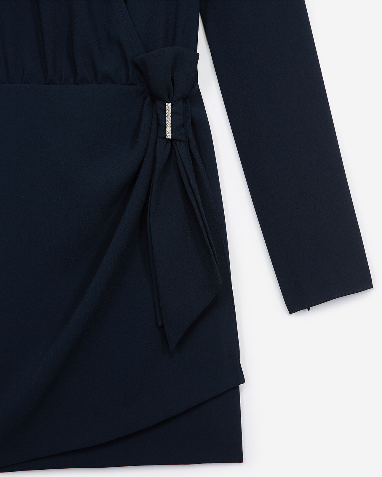 The Kooples WOMEN NAVY navy dress with long sleeves