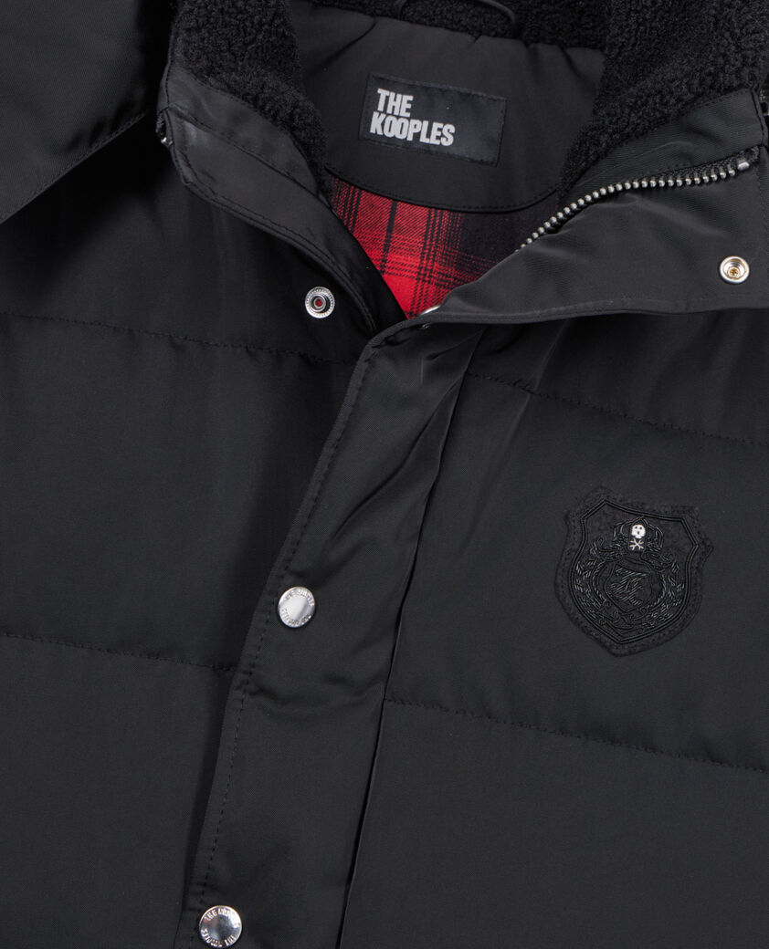 The Kooples HOMME BLACK doudoune blason noire