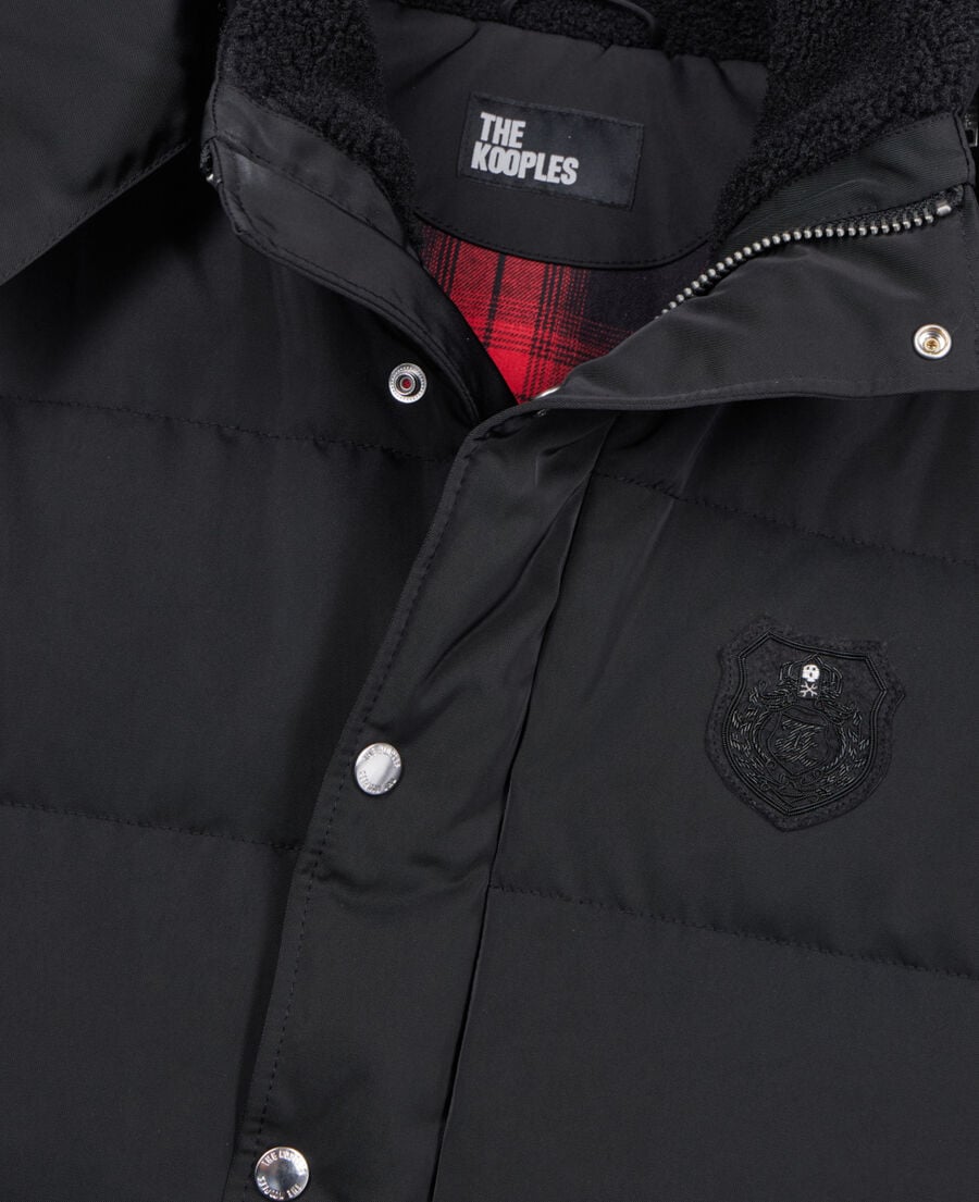 The Kooples HOMME BLACK doudoune blason noire