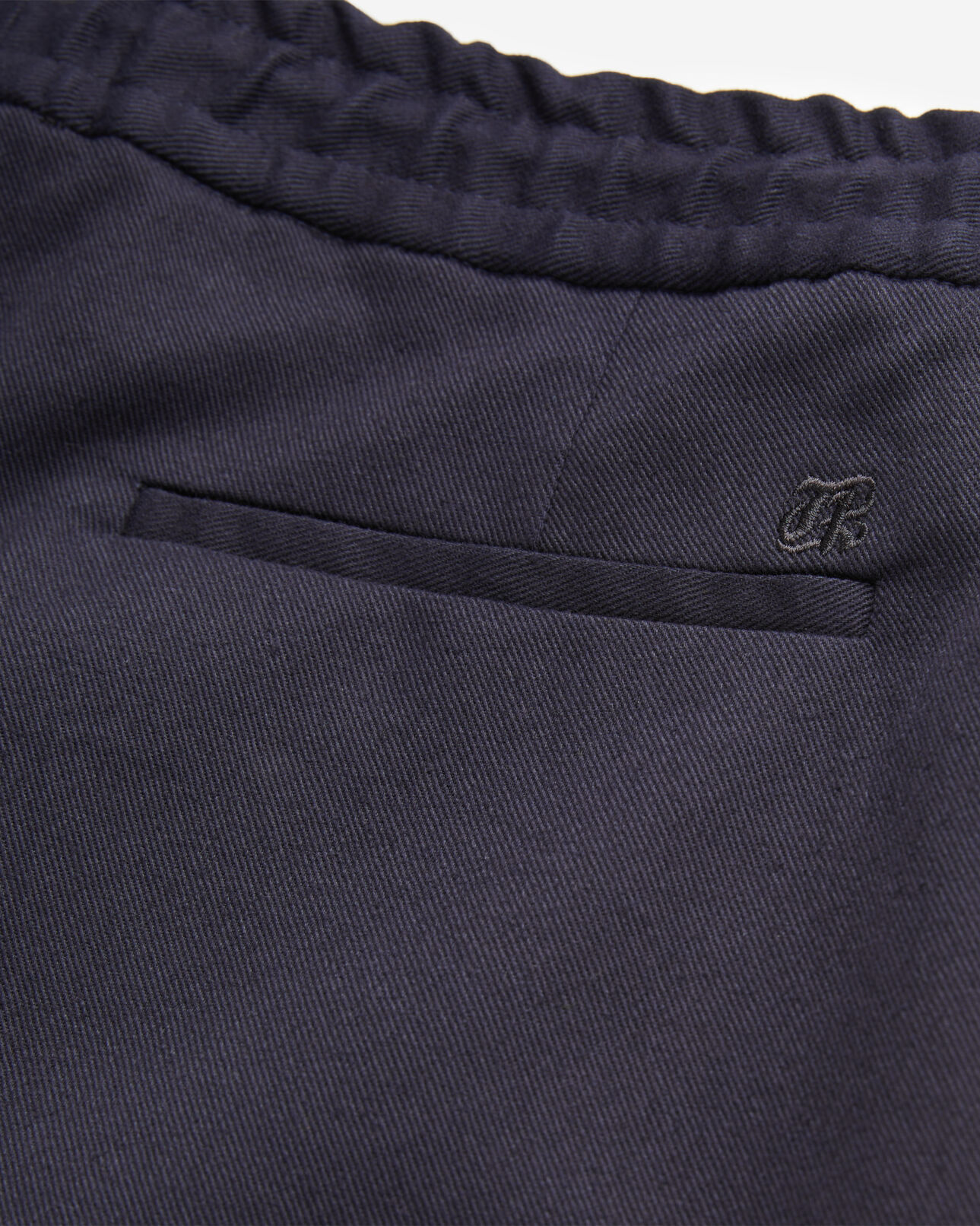 The Kooples HOMME DARK NAVY pantalon bleu en coton
