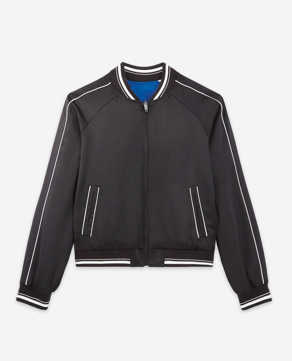 Black satin deals jacket