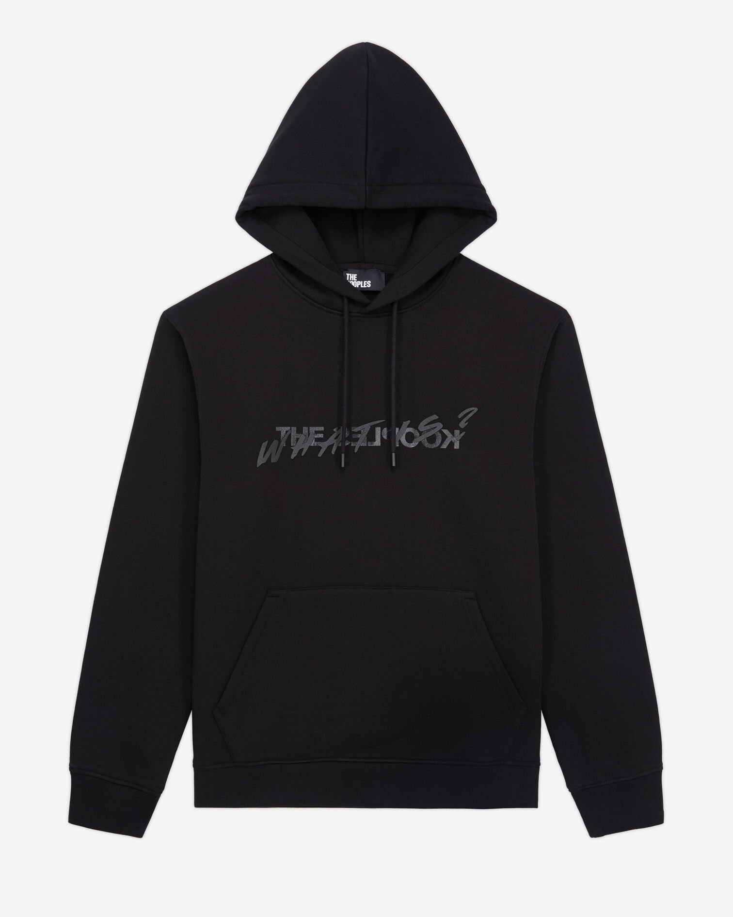 Men's Black What is hoodie, BLACK, hi-res image number null