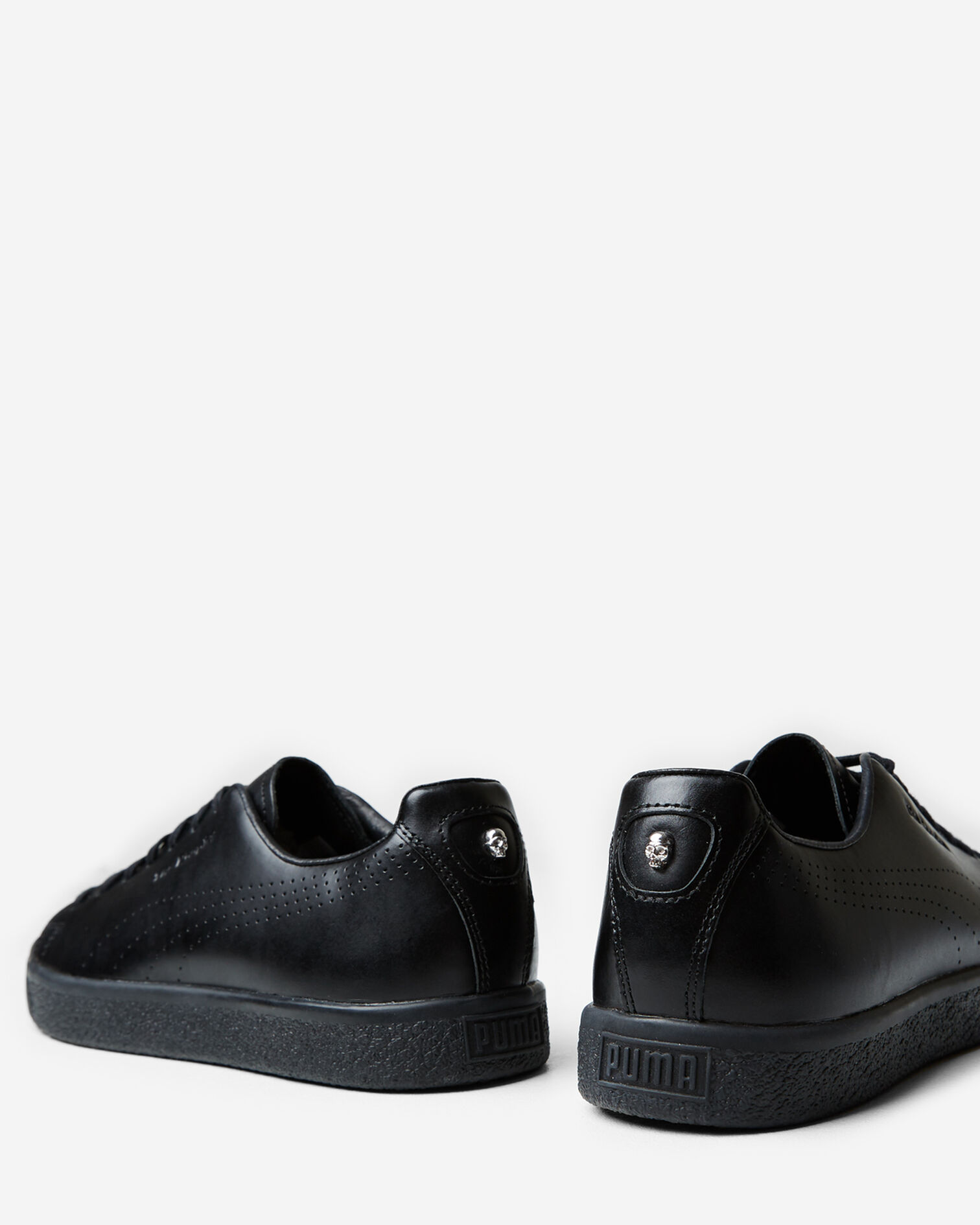 Black Puma x The Kooples Clyde sneakers, BLACK, hi-res image number null