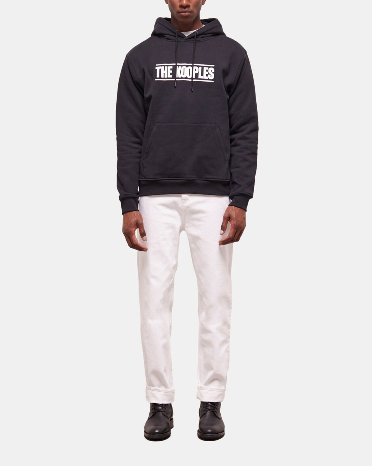 The Kooples HOMME BLACK sweatshirt logo the kooples noir