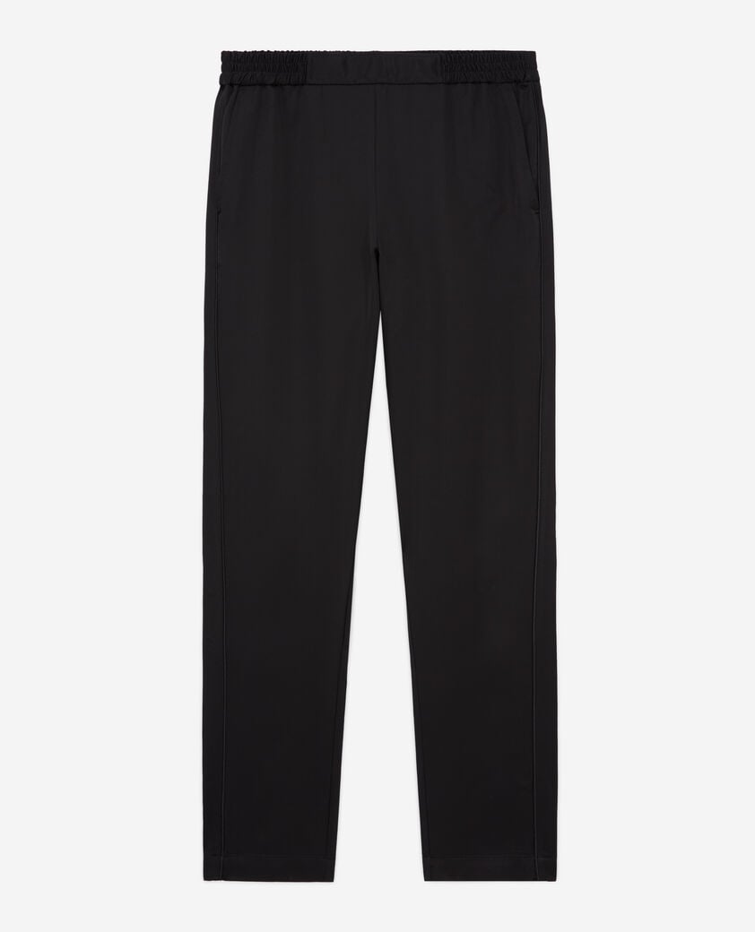 The Kooples WOMEN BLACK black satin joggers