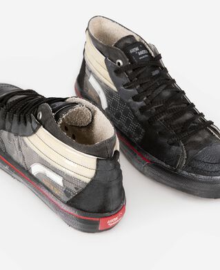 The Kooples H BLACK the kooples x hidn-ander black high-top sneakers