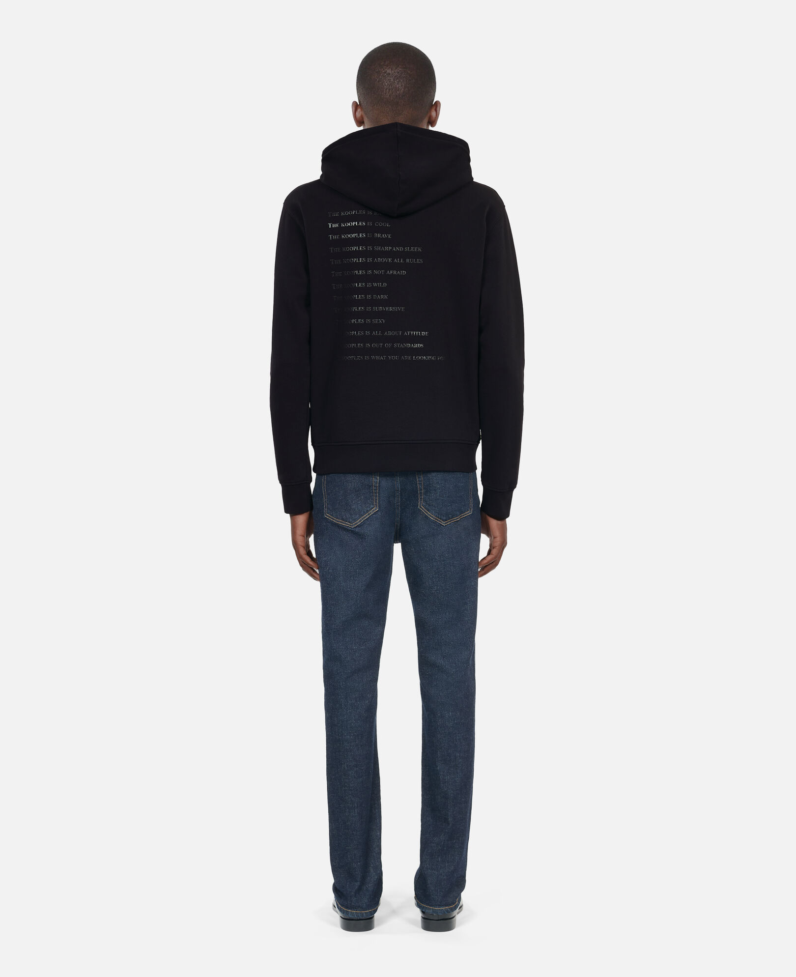 The Kooples HOMME BLACK sweatshirt à capuche what is noir