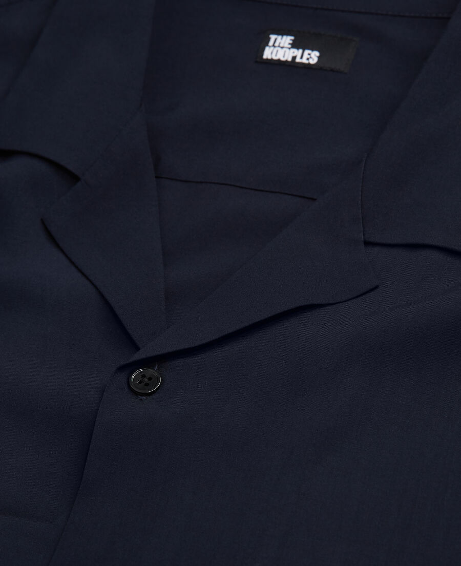 The Kooples HOMME NAVY chemise bleue