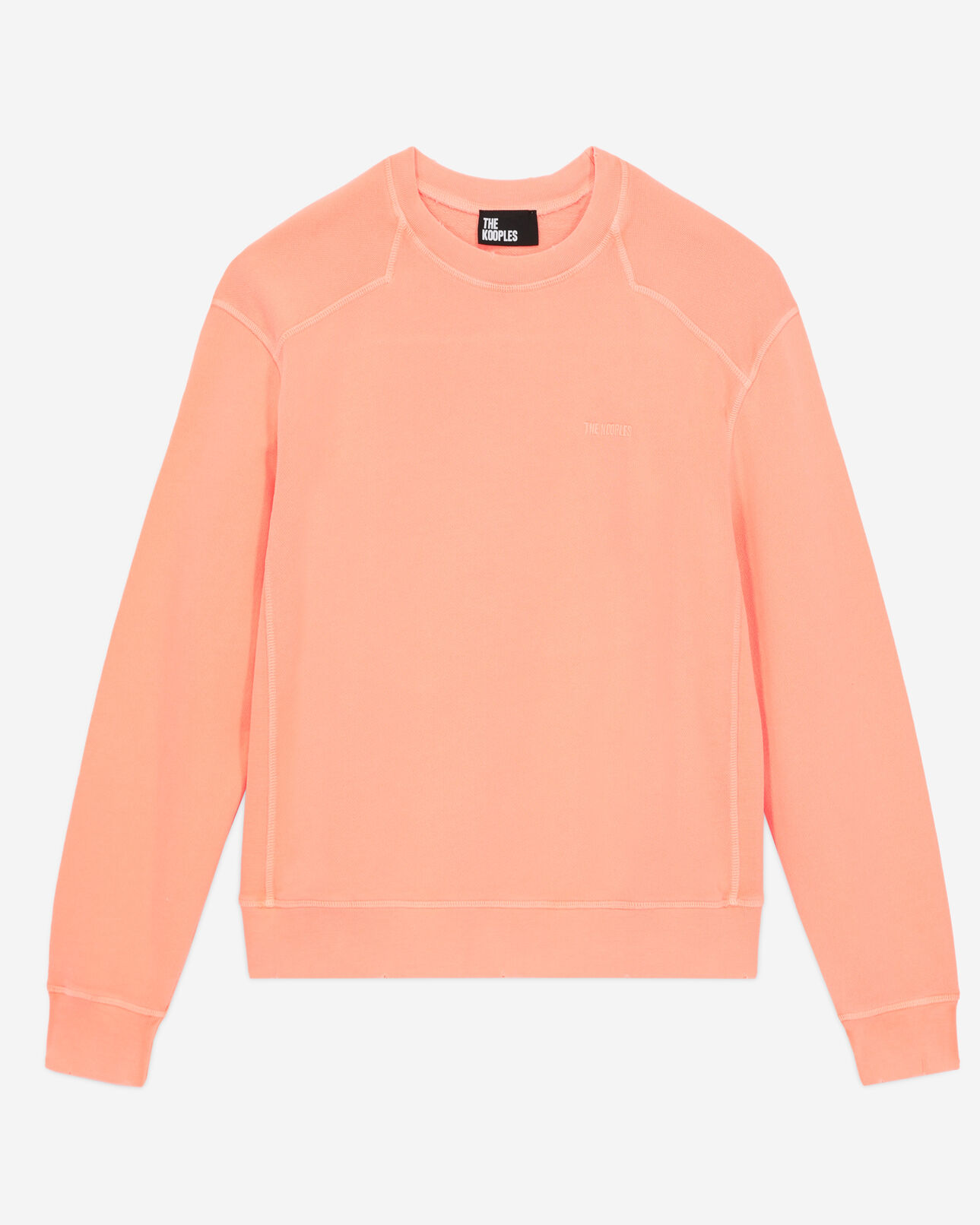 The Kooples WOMEN ORANGE FLUO orange sweatshirt with logo
