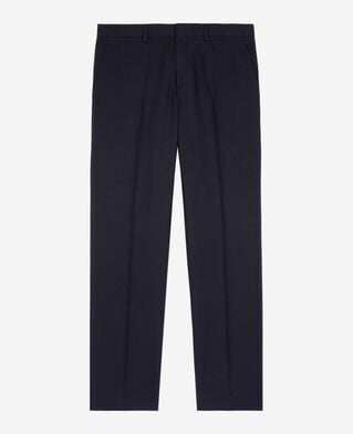 The Kooples HOMME NAVY pantalon de costume droit bleu marine