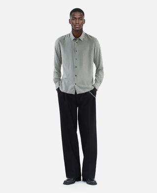 The Kooples HOMME BLACK WHITE chemise imprimé fleuri
