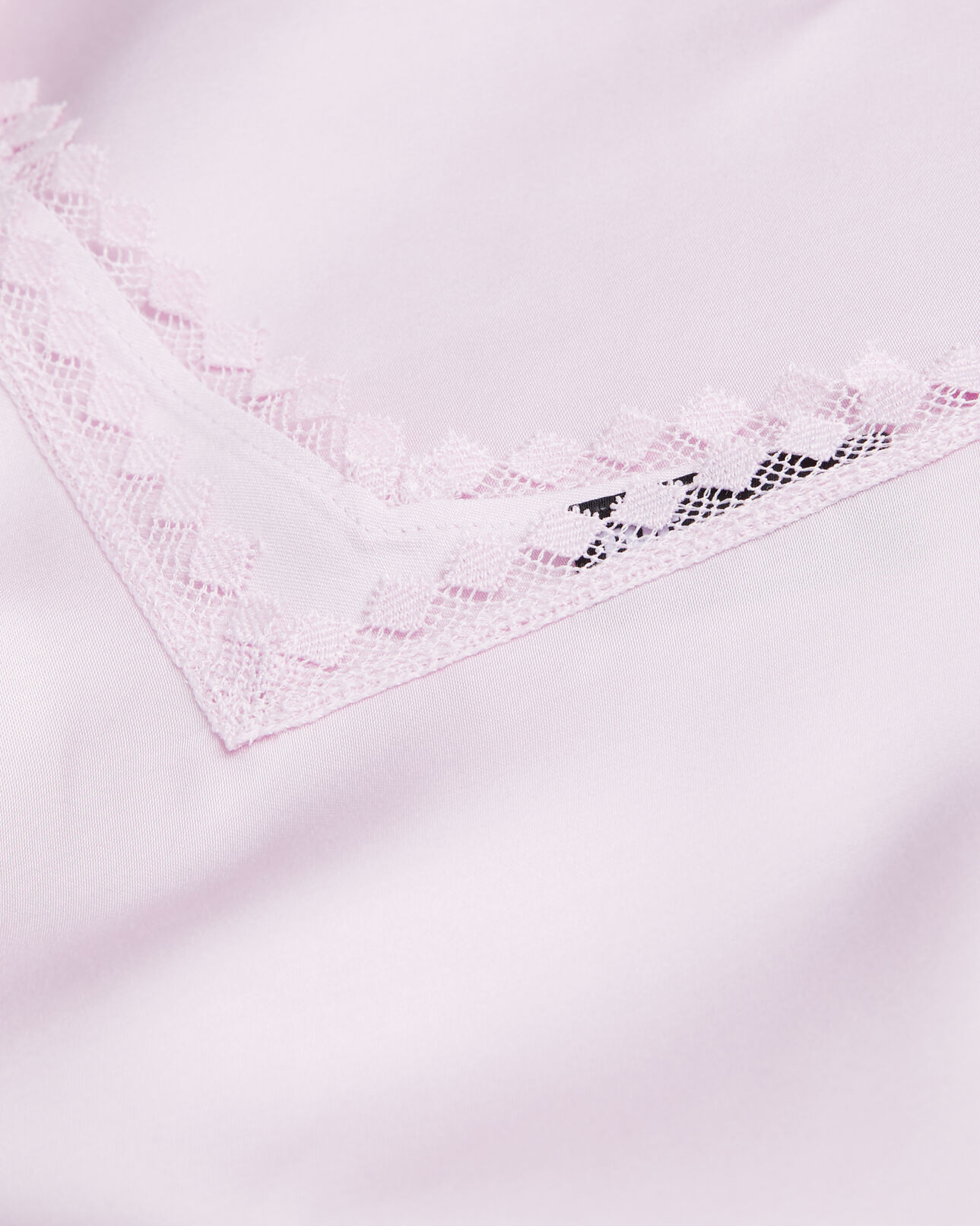 The Kooples WOMEN PALE PINK pink camisole with lace details