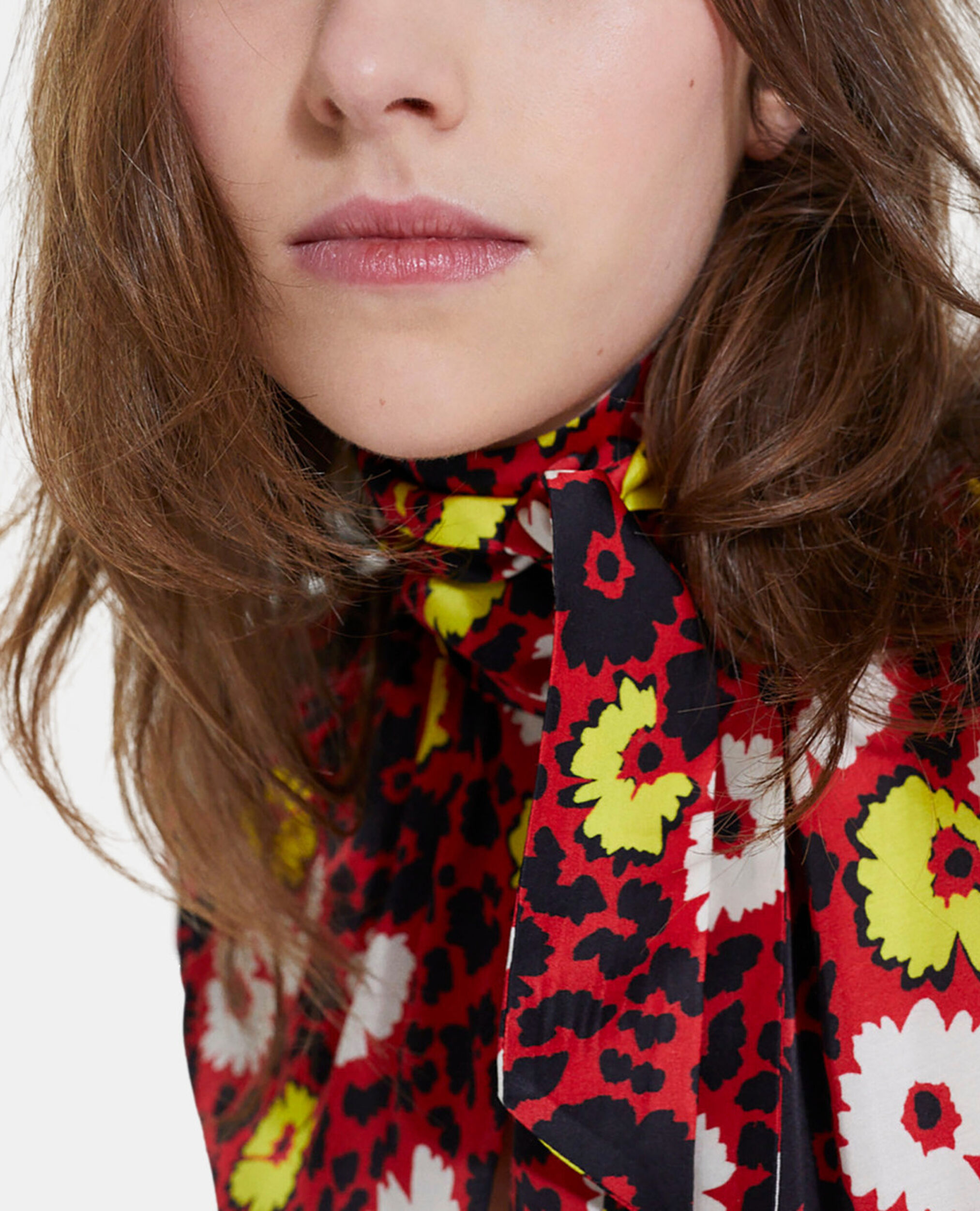 Floral print top, RED / YELLOW, hi-res image number null