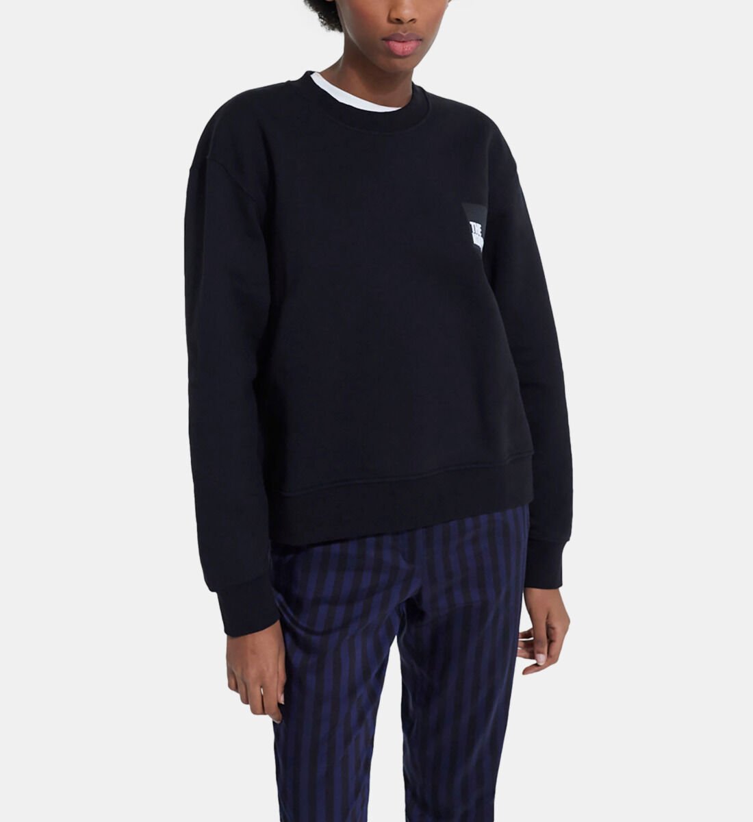 Acne studios fairview hotsell face cotton sweatshirt
