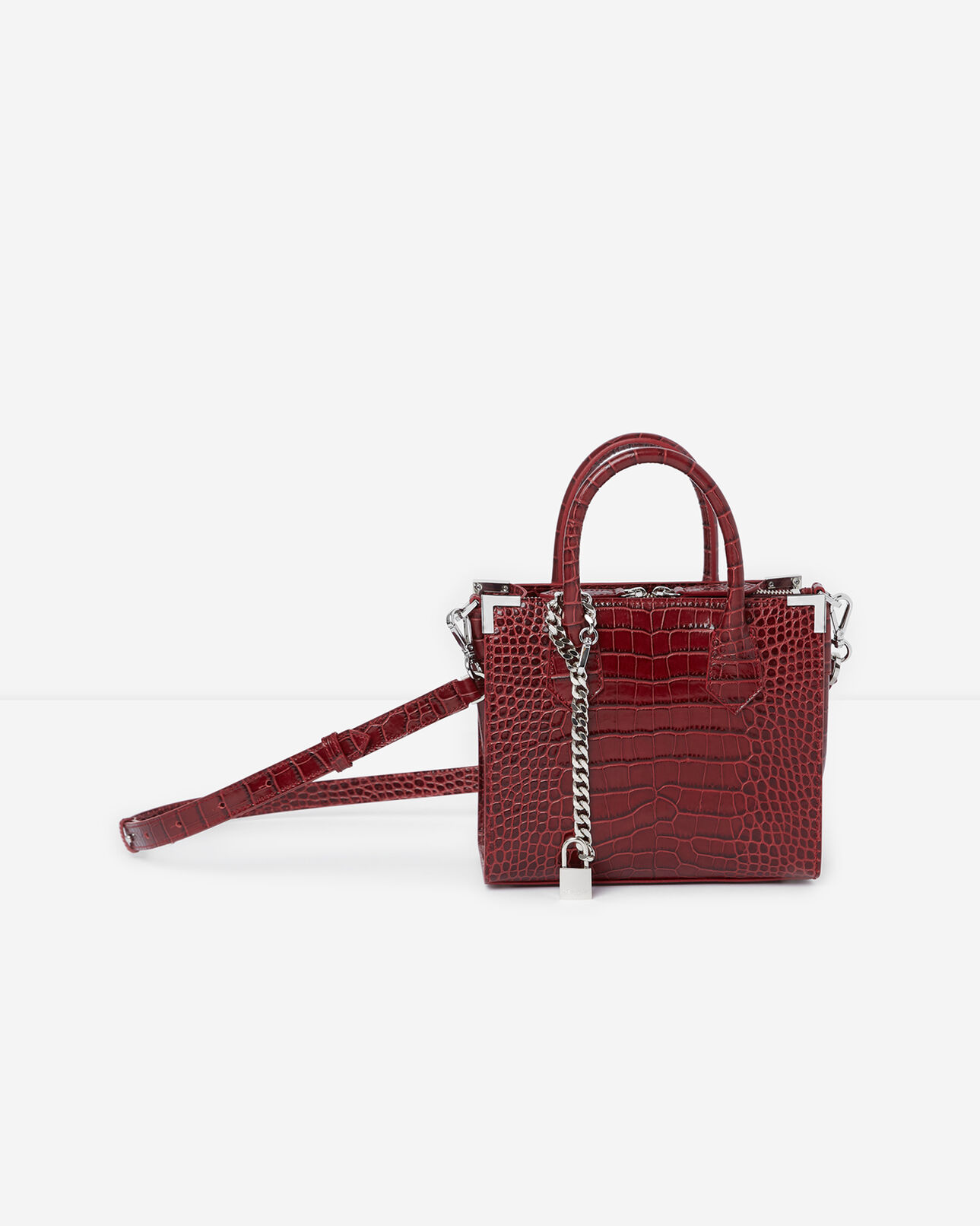 The Kooples WOMEN BURGUNDY medium burgundy ming bag