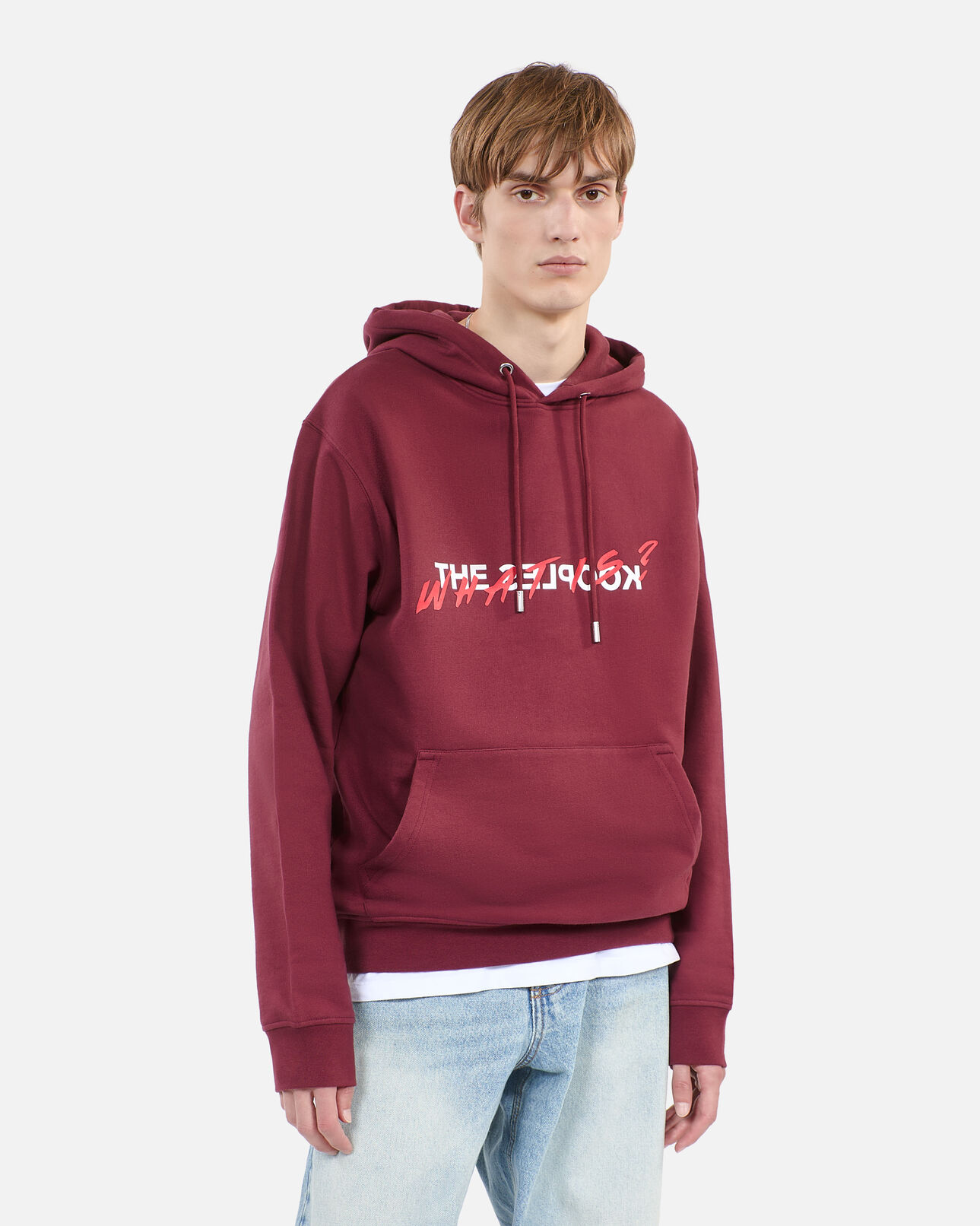The Kooples MEN BURGUNDY burgundy what is hoodie