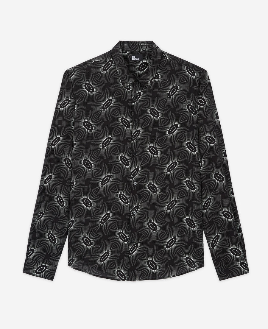chemise col classique imprimée