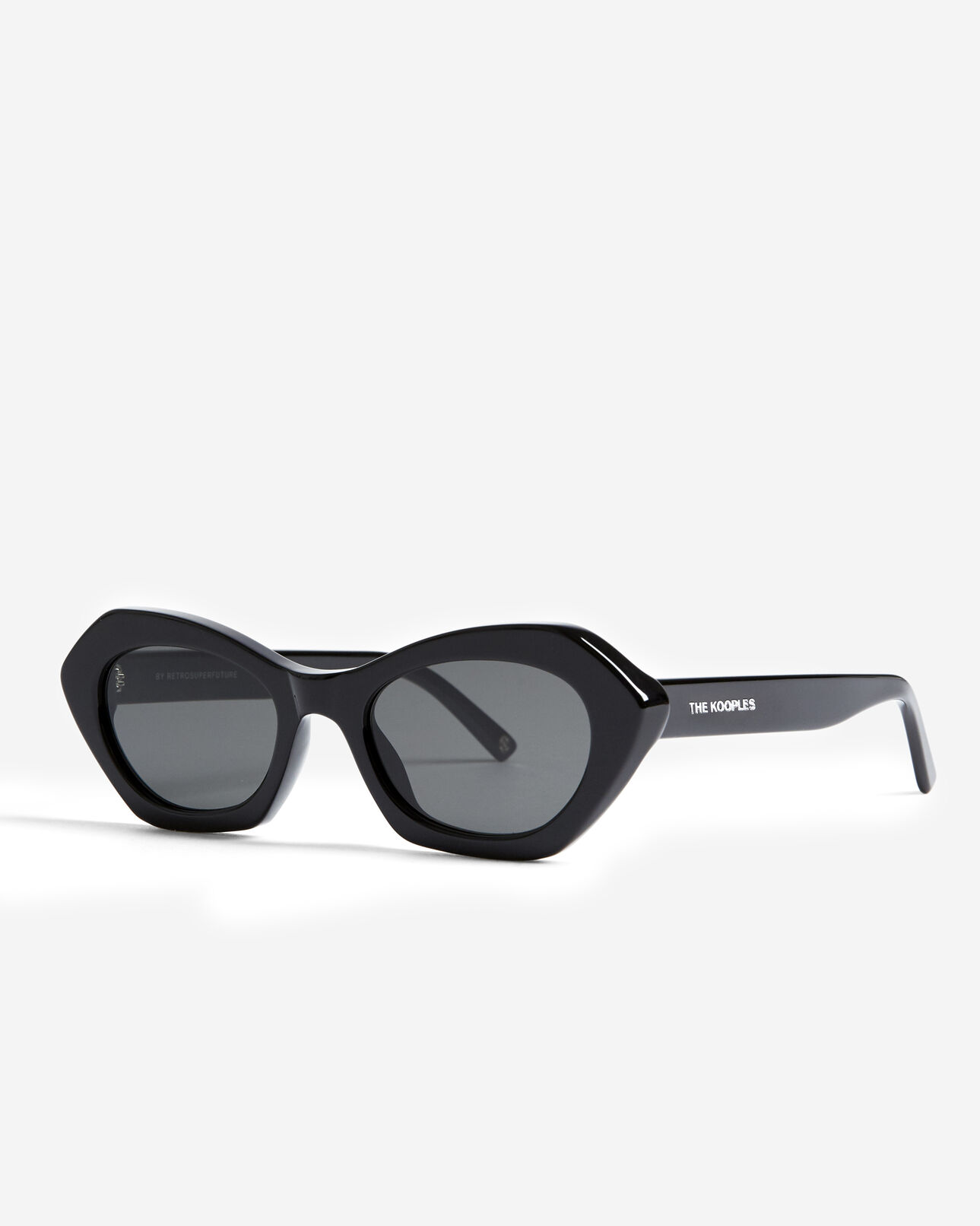 The Kooples FEMME BLACK lunettes de soleil rockabilly noires
