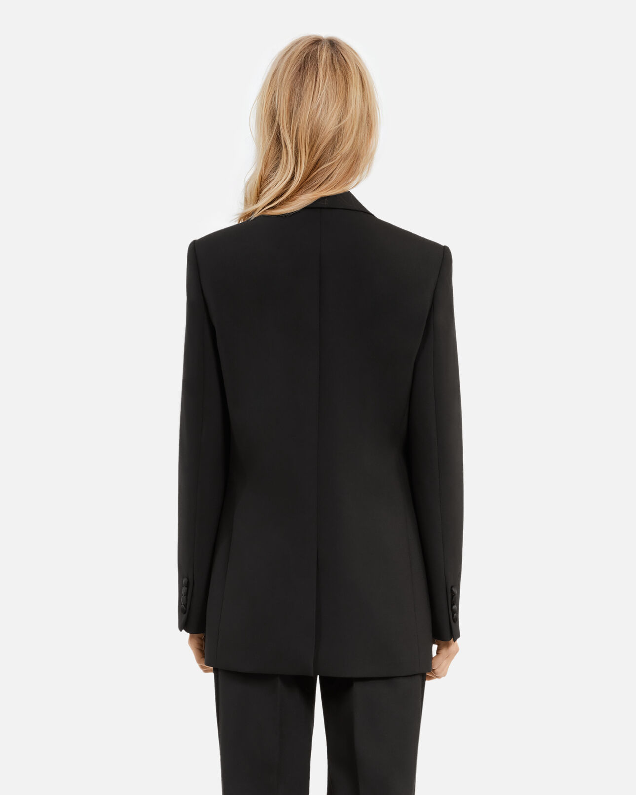 The Kooples FEMME BLACK veste de smoking noire