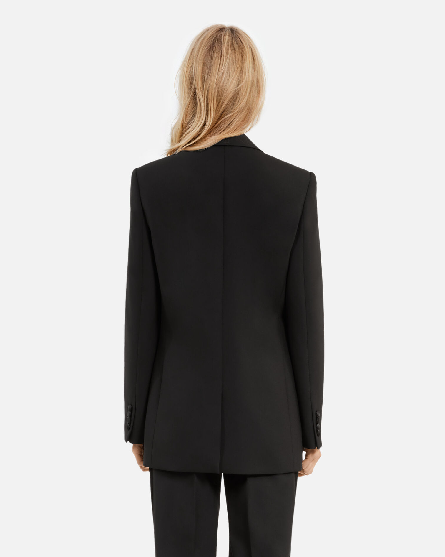 Veste de smoking noire, BLACK, hi-res image number null