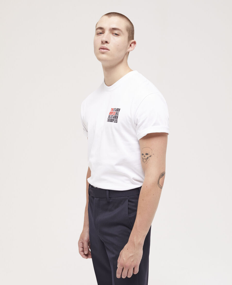 weißes t-shirt mit the kooples logo