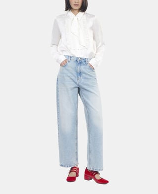 The Kooples WOMEN ECRU ecru jacquard shirt