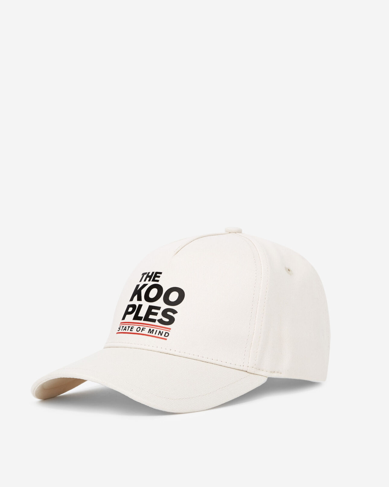 The Kooples MIXED ECRU cotton cap