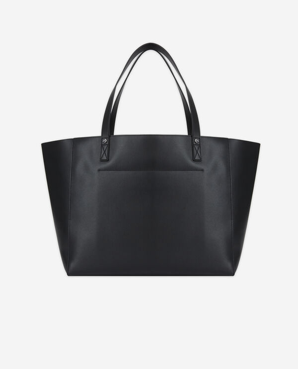 The Kooples FEMME BLACK cabas emily en cuir noir