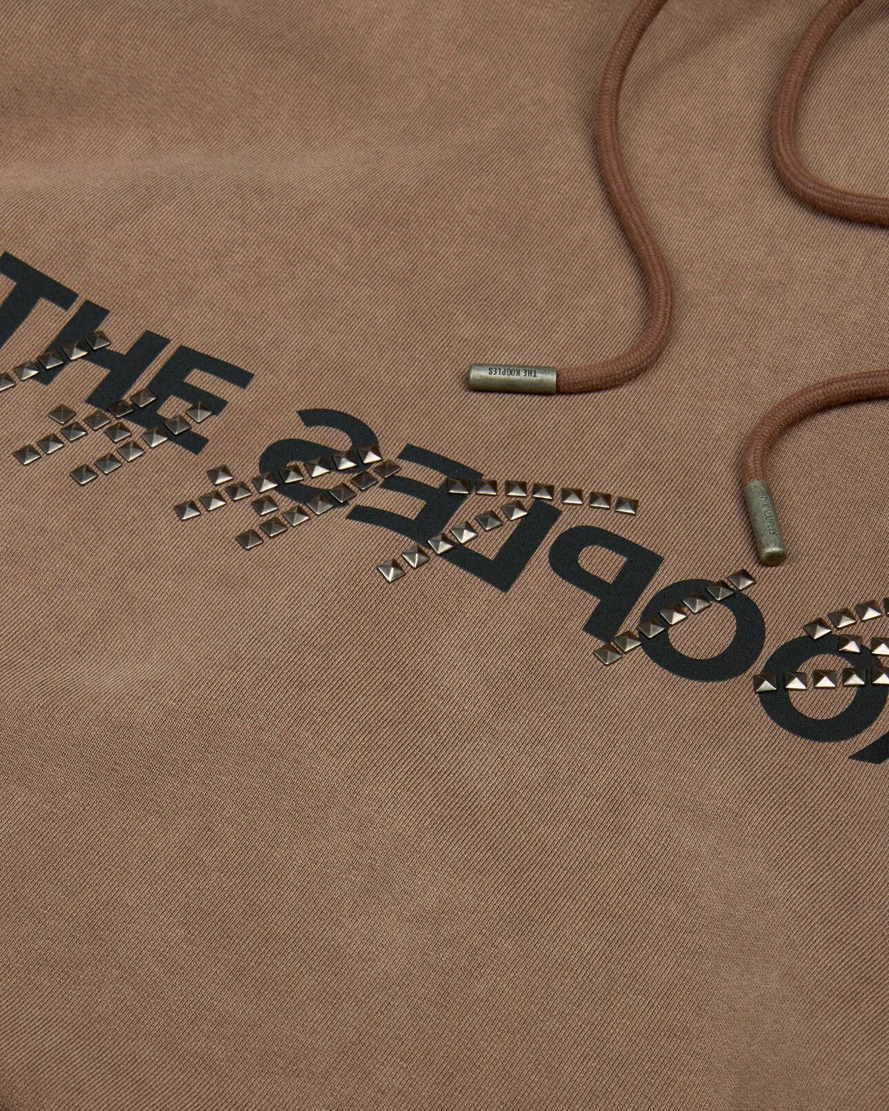 The Kooples MEN CHOCOLATE light brown what is hooded sweatshirt