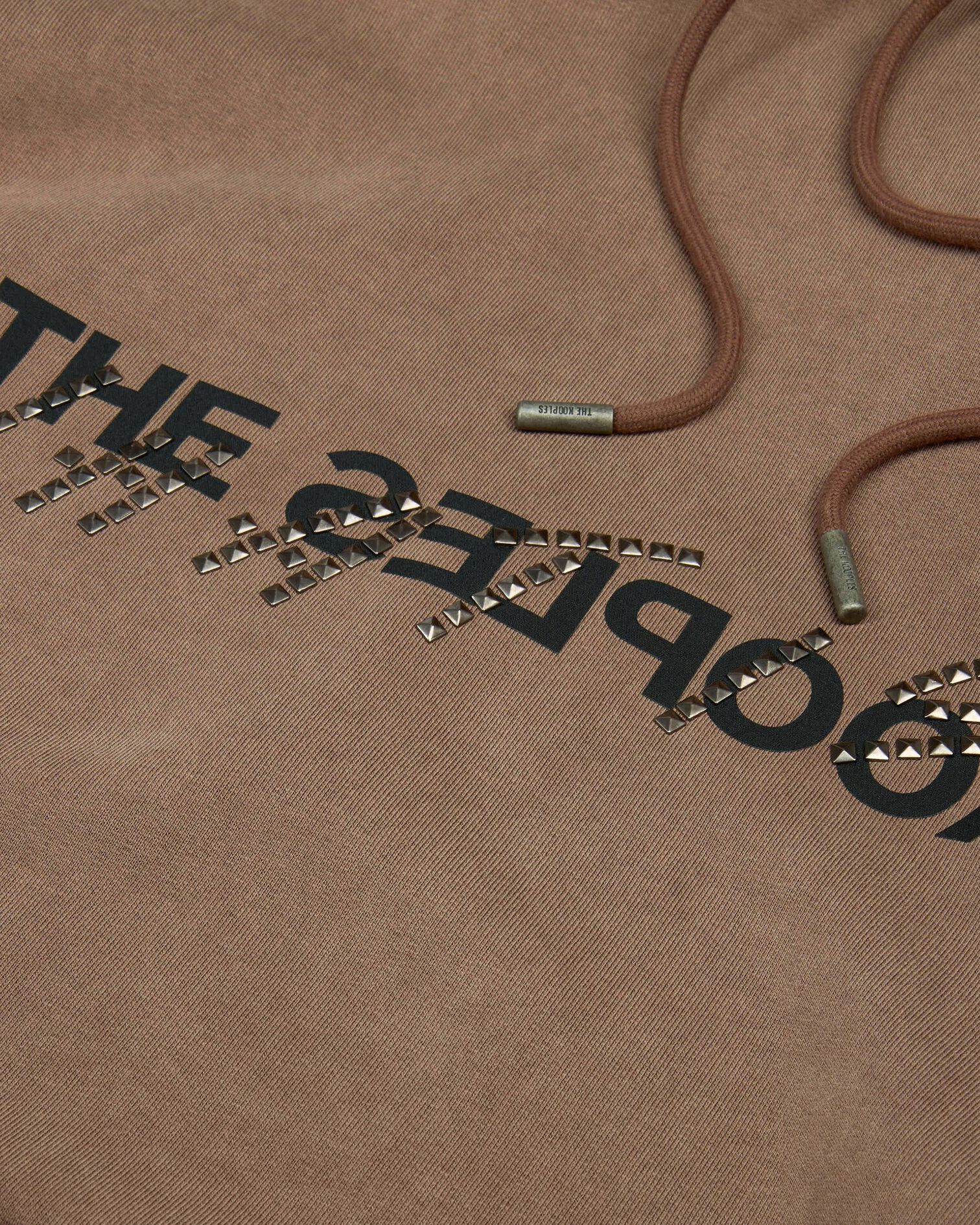 Light brown What is hooded sweatshirt, CHOCOLATE, hi-res image number null