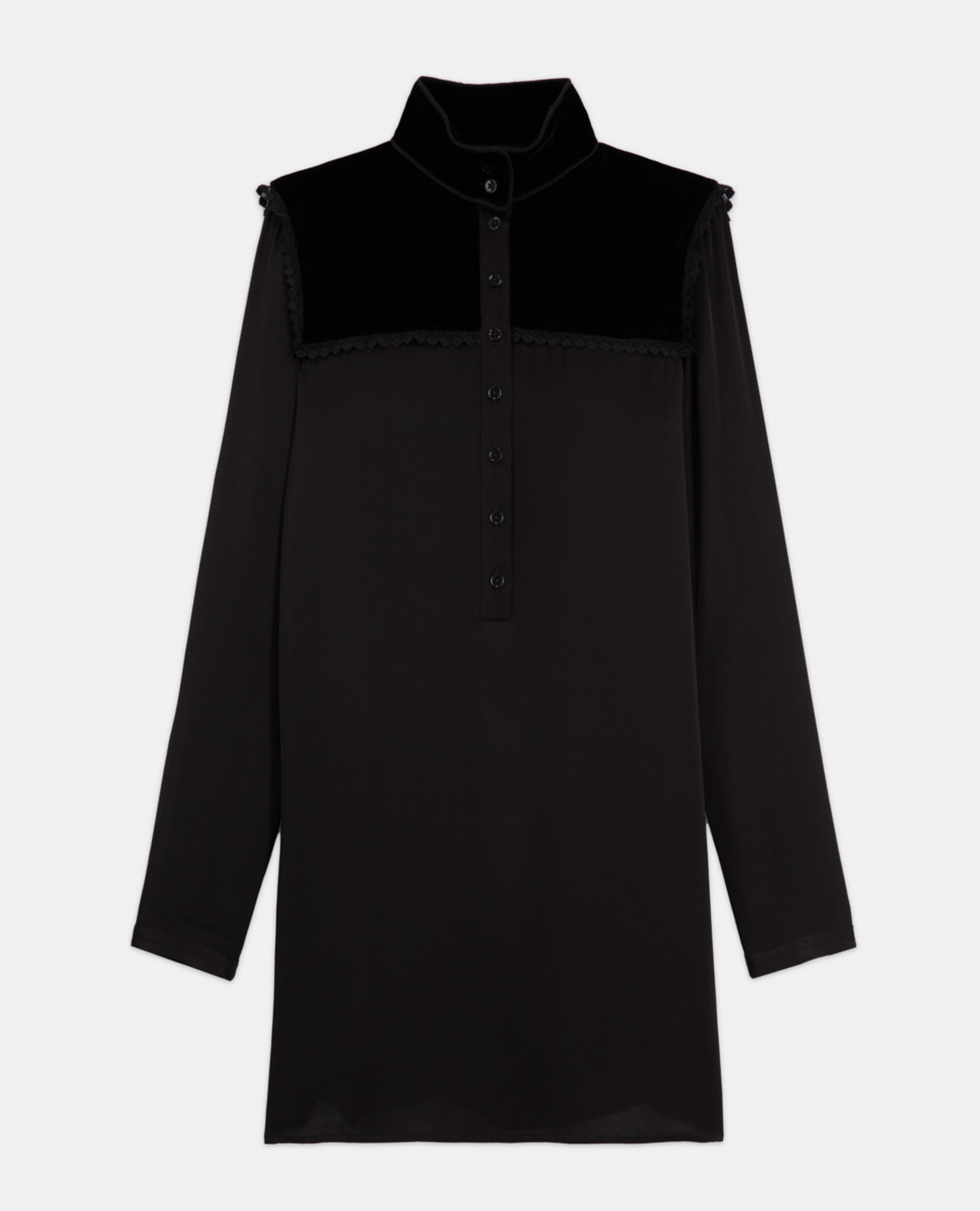 Short black dress, BLACK, hi-res image number null