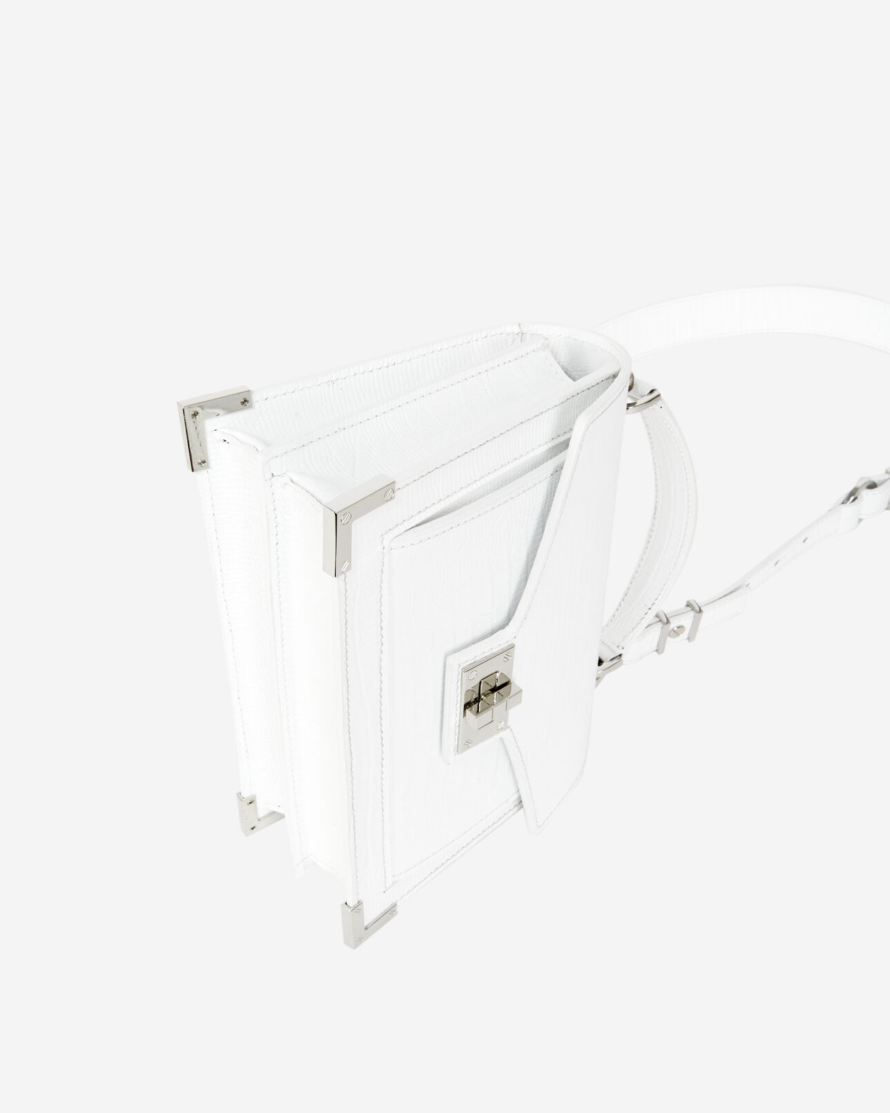 The Kooples WOMEN WHITE small white leather emily bag