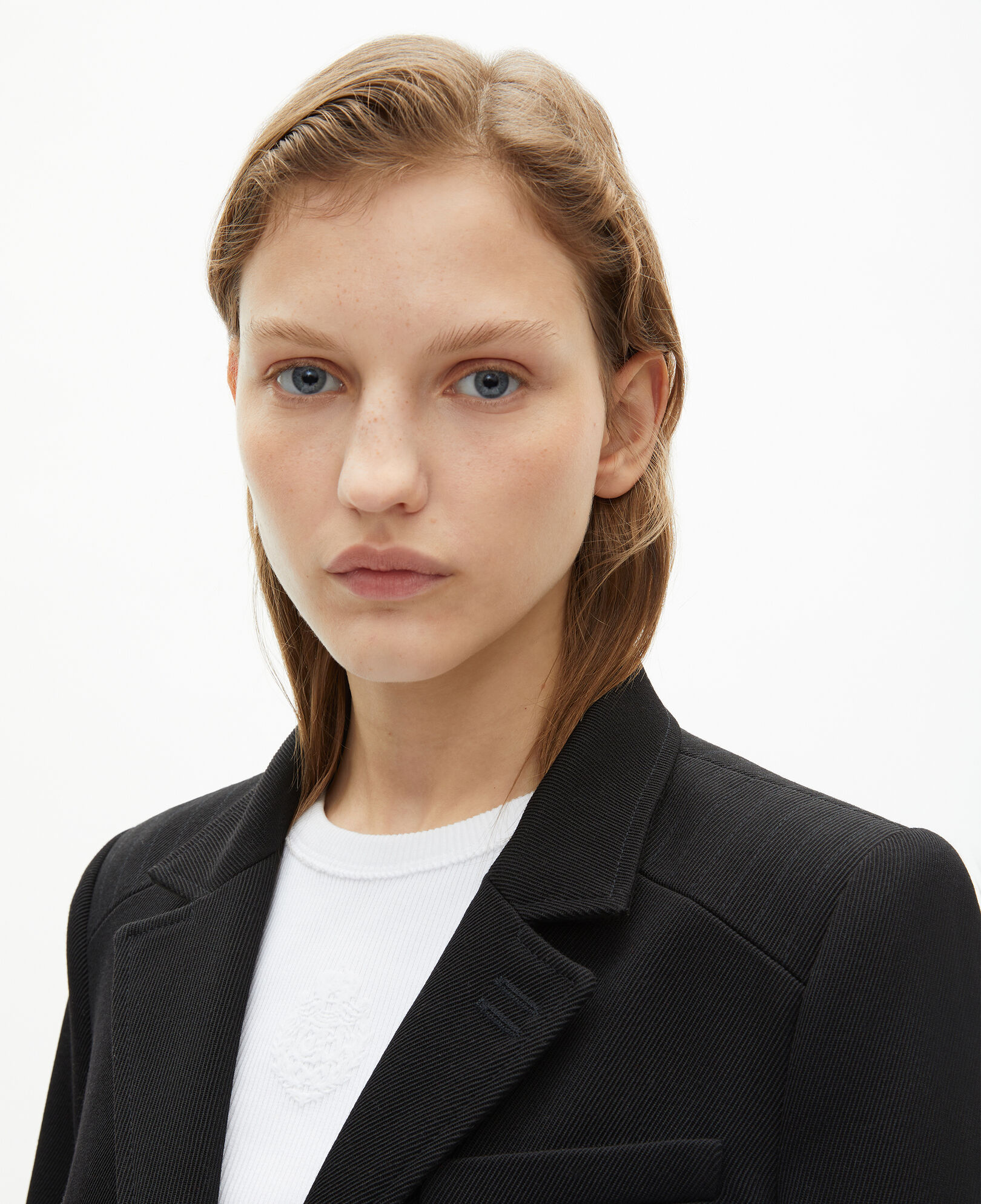 The Kooples MUJER BLACK abrigo largo lana negro