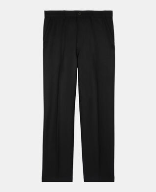 The Kooples MEN BLACK black wool trousers