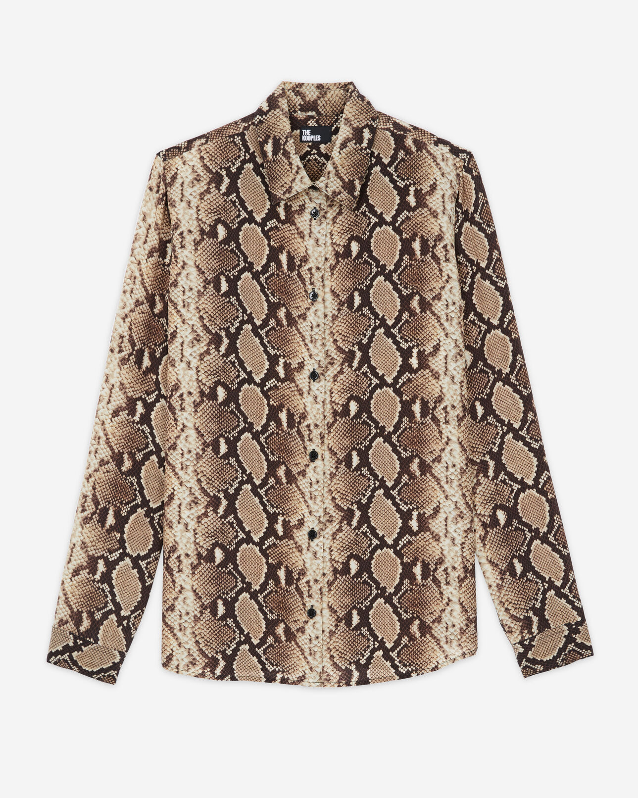 The Kooples FEMME BEIGE chemise python