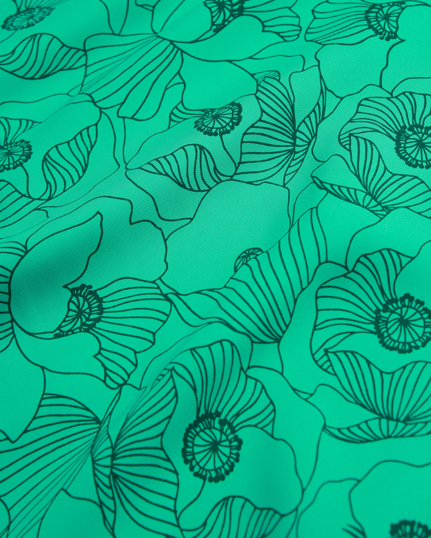 Long printed dress with cut-out details, GREEN, hi-res image number null