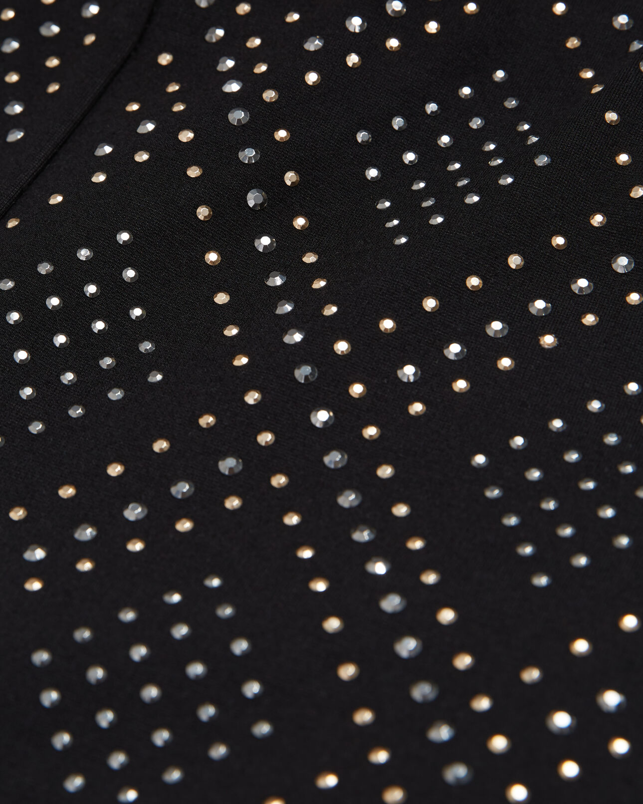 The Kooples FEMME BLACK pantalon à strass noir