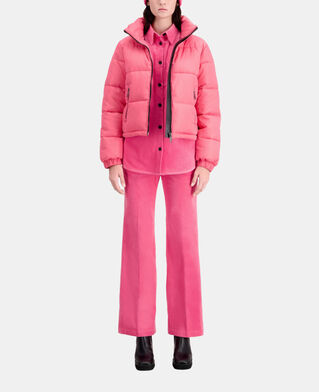 The Kooples DAMEN FUSHIA rosa daunenjacke