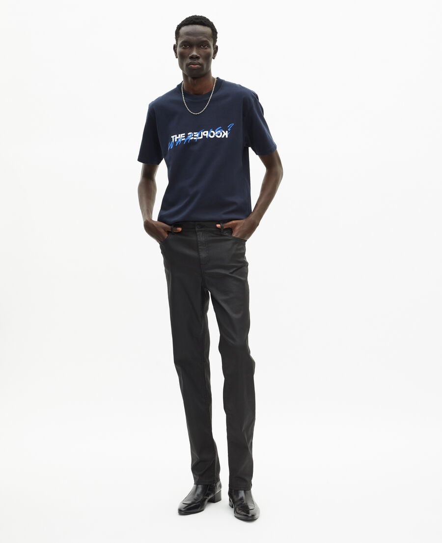 The Kooples MEN NAVY what is blue t-shirt