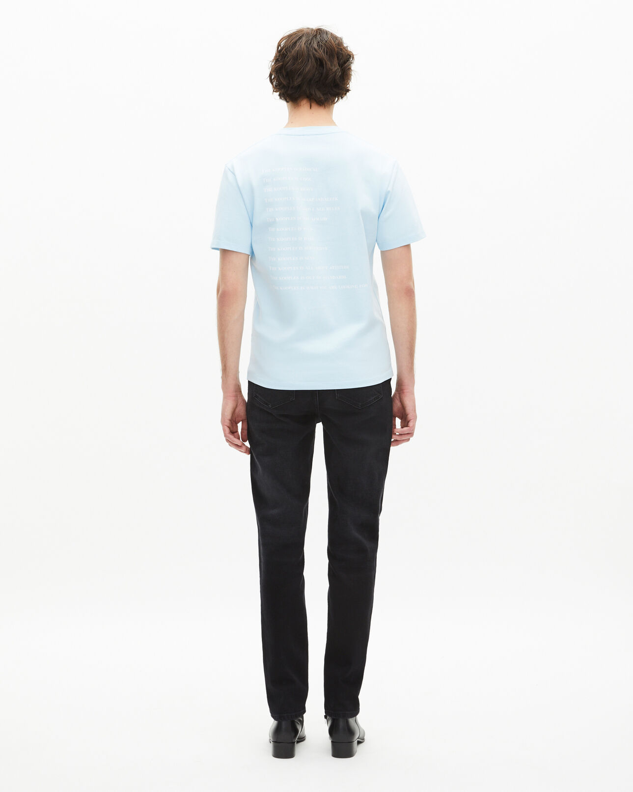 The Kooples HOMME BLUE SKY t-shirt what is bleu clair