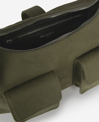 The Kooples WOMEN KAKI amelia xl bag in khaki canvas