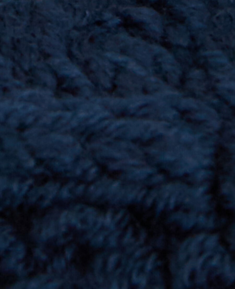 The Kooples MIXED BLUE blue wool scarf