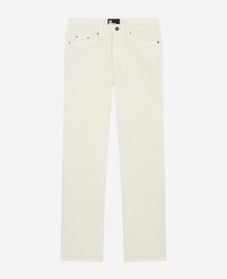 The Kooples DAMEN ECRU gerade geschnittene jeans in ecru