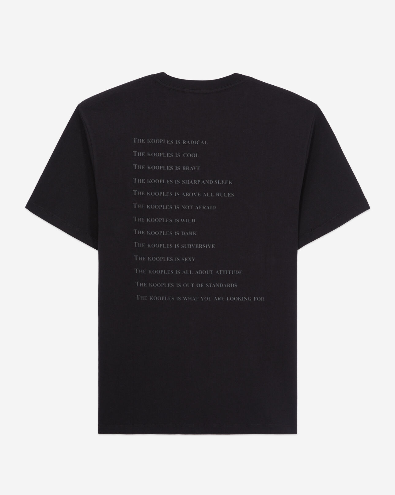 The Kooples HOMME BLACK t-shirt what is noir