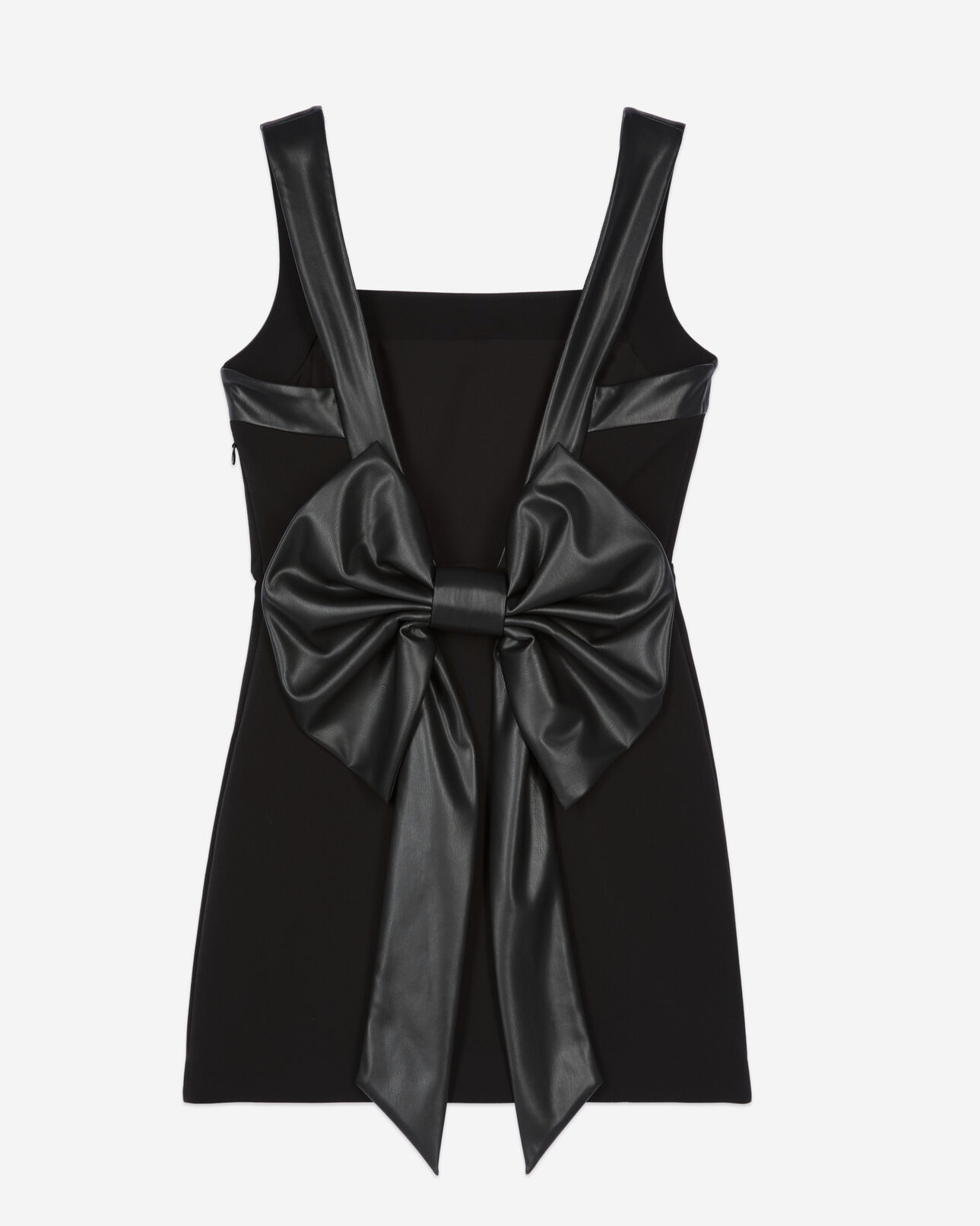 The Kooples WOMEN BLACK short black dress with bow back