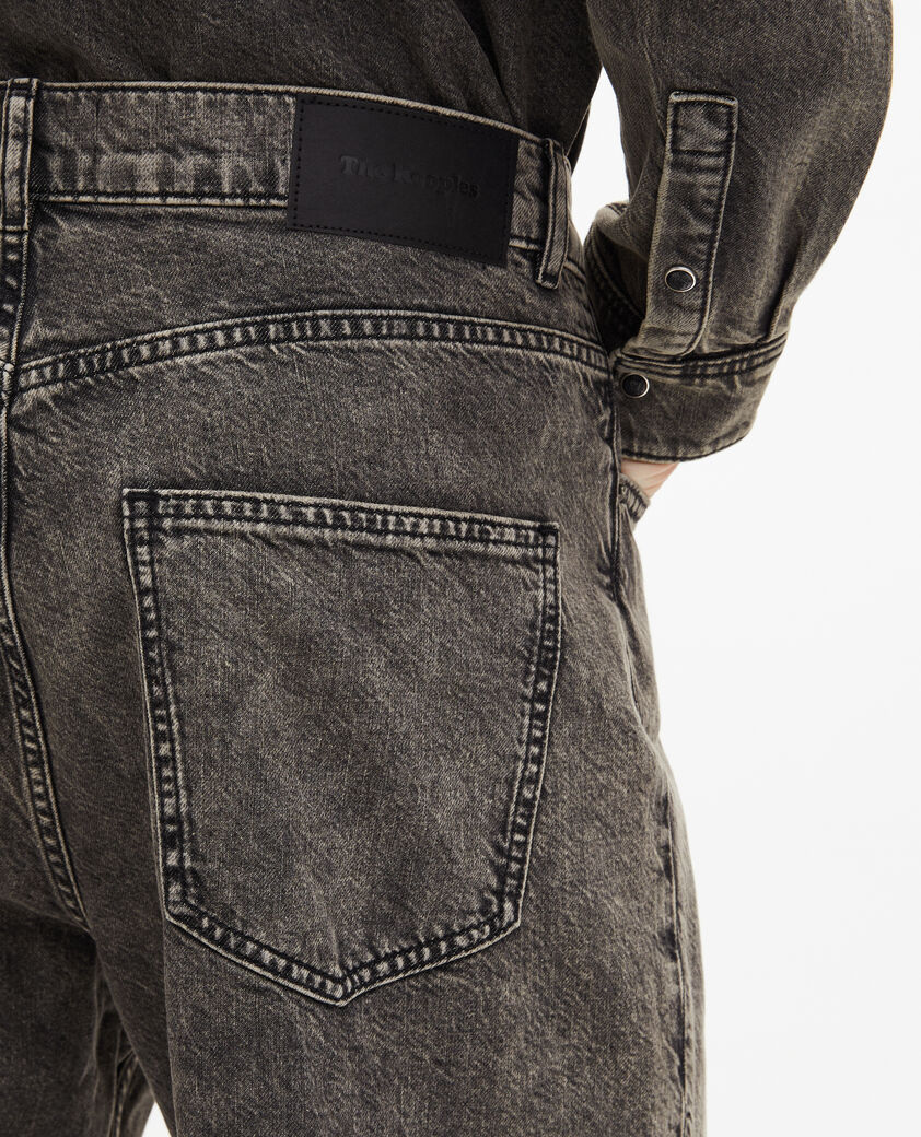 The Kooples HOMME DENIM GREY jean baggy gris