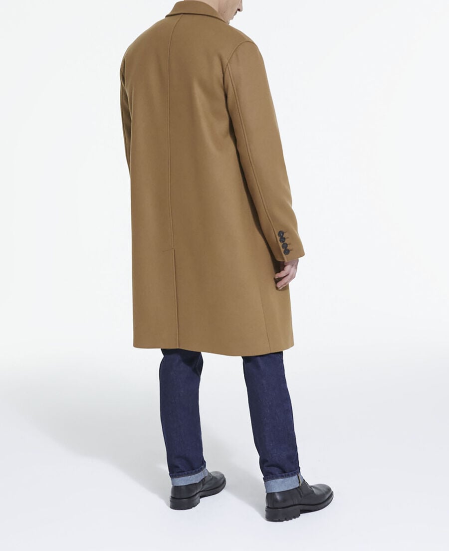 The Kooples MEN CAMEL camel wool coat