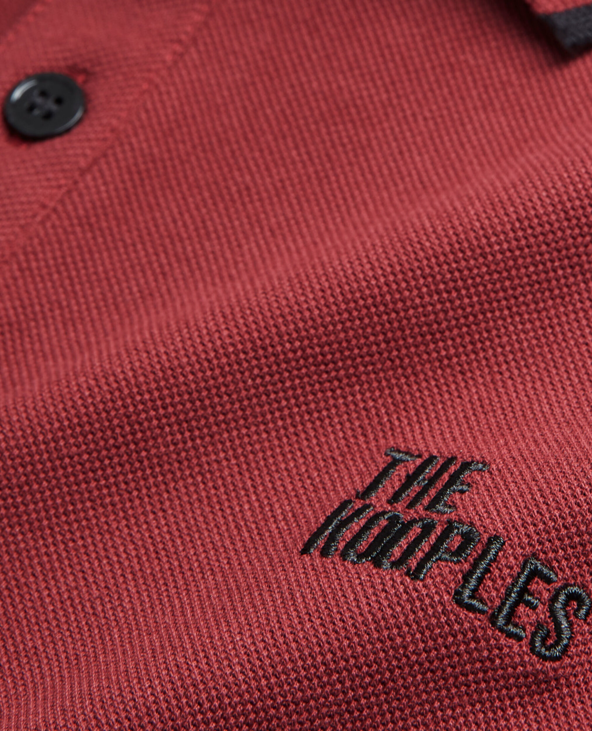 Bordeauxrotes klassisches Poloshirt, BURGUNDY, hi-res image number null