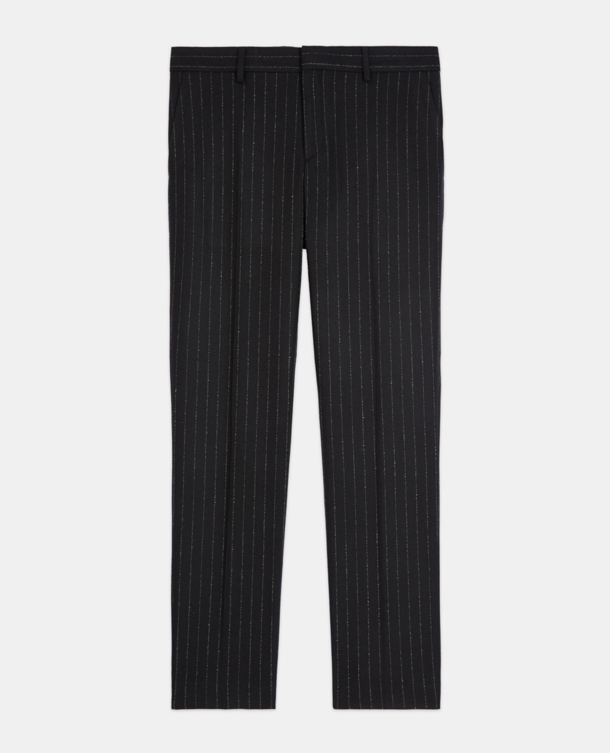 Pantalón traje rayas, BLACK WHITE, hi-res image number null
